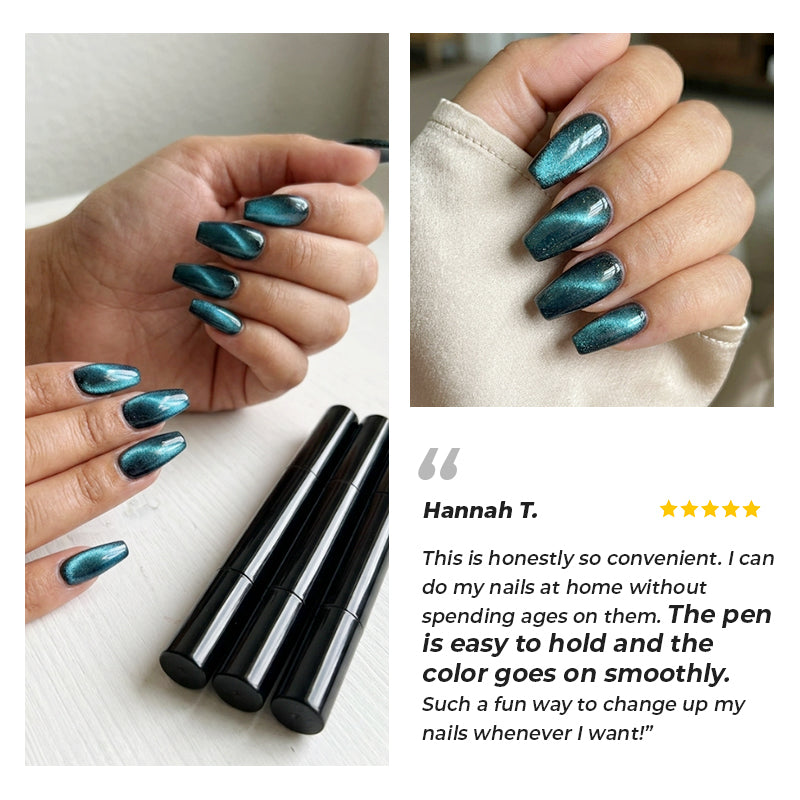 Anomasu® One Step Cat Eyes Nail Gel Pen Set