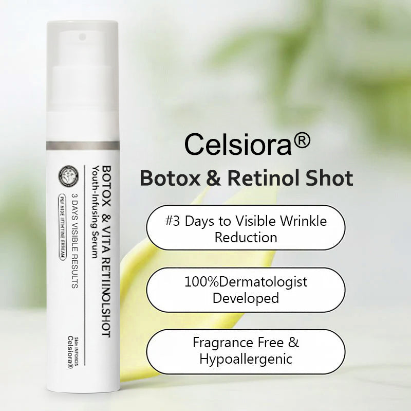 ⭐️Botox & Retinol Shot - Eraser for Deep Wrinkles, Sagging Jowls & Puffy Eyes