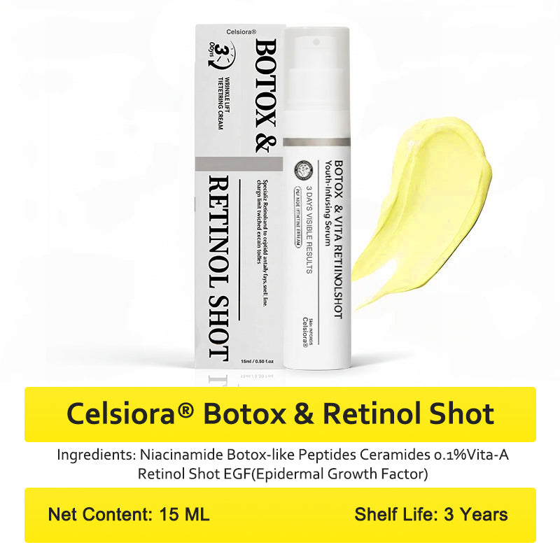 ⭐️Botox & Retinol Shot - Eraser for Deep Wrinkles, Sagging Jowls & Puffy Eyes