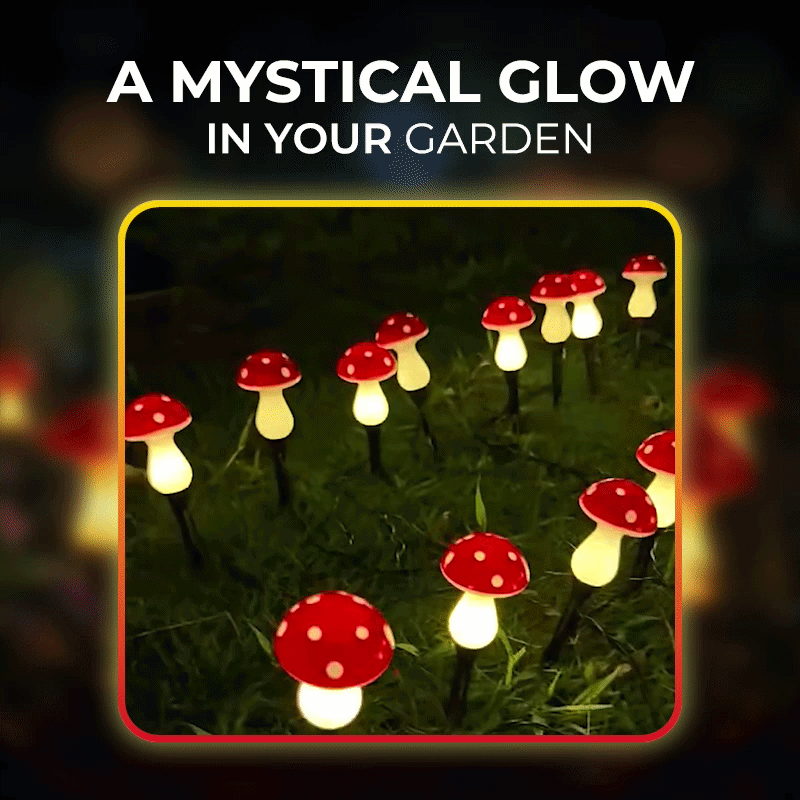 Anomasu® Mushroom Solar Garden Lights