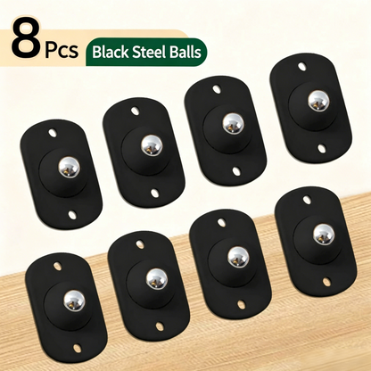 🔄360 Degree Rotation Self Adhesive Mini Caster Wheels