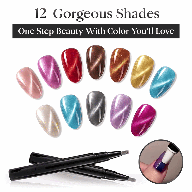Anomasu® One Step Cat Eyes Nail Gel Pen Set