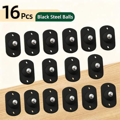 🔄360 Degree Rotation Self Adhesive Mini Caster Wheels