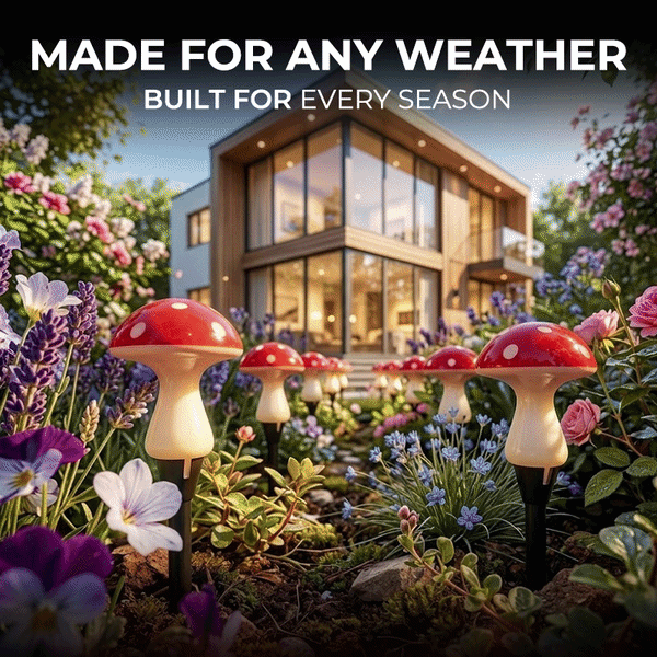 Anomasu® Mushroom Solar Garden Lights
