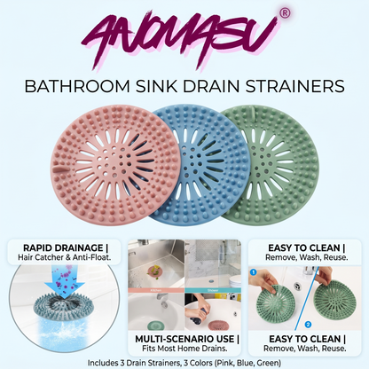 Anomasu® Bathroom Sink Drain Strainers (5PCS)