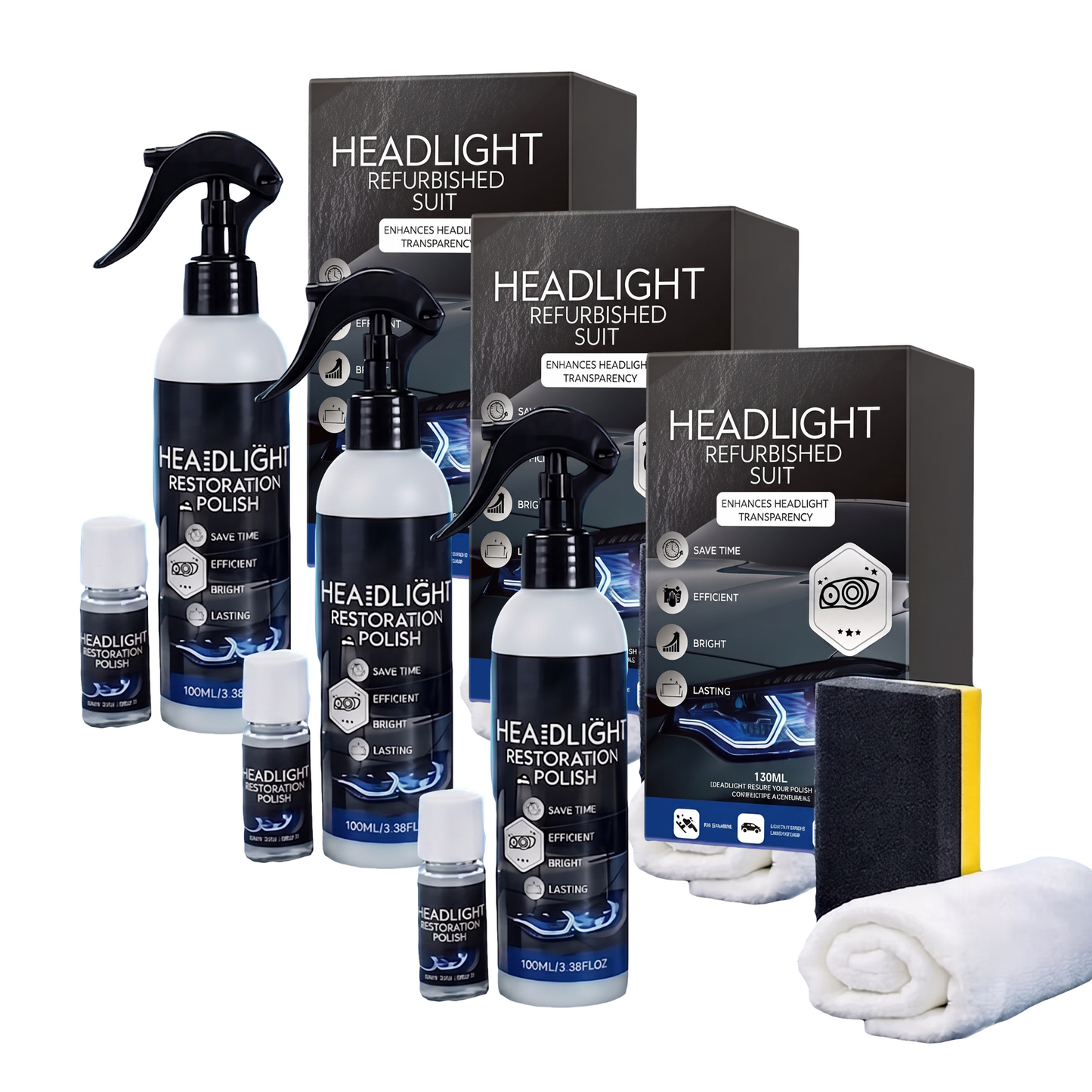 🚘🚗Anomasu® Powerful Headlight Restoration Spray | Remove Yellowing & Oxidation Instantly