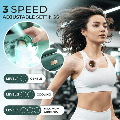 Anomasu® Wearable Tiny Cool Bladeless Clip Fan
