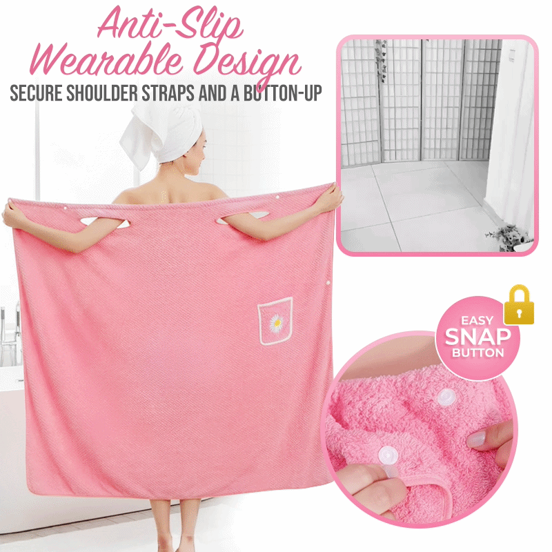 Anomasu® Quick Dry Body Absorbent Soft Bathrobe Gown