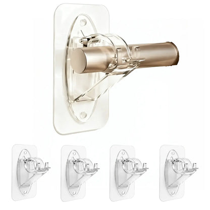 ⭐️Anomasu® New Self Adhesive Rod Brackets, No Drill Needed Curtain Rod Holders
