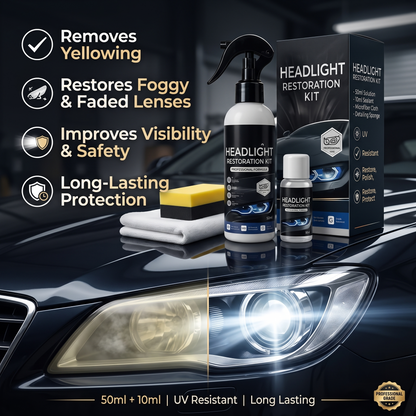 🚘🚗Anomasu® Powerful Headlight Restoration Spray | Remove Yellowing & Oxidation Instantly
