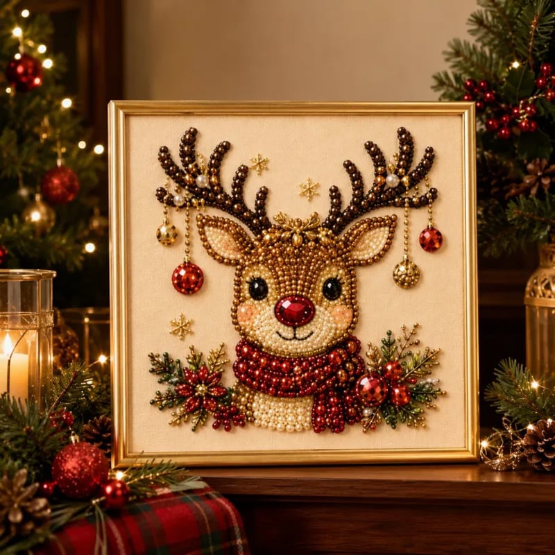 ✨ Anomasu® 3D Christmas Pearl Craft Kit – Relaxing DIY Holiday Art
