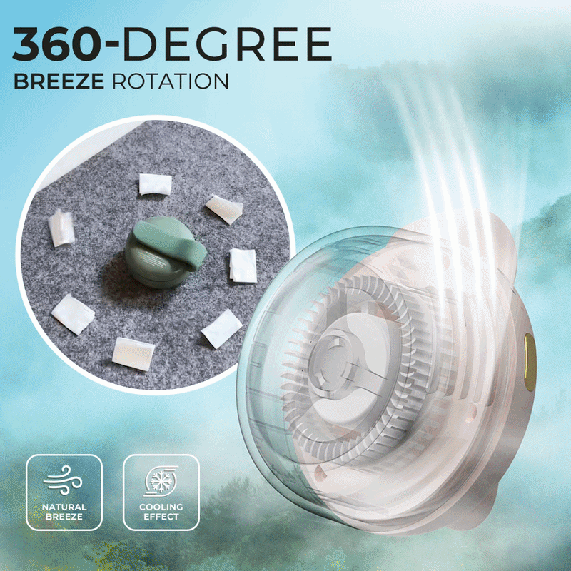 Anomasu® Wearable Tiny Cool Bladeless Clip Fan