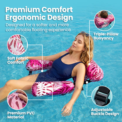 ⭐️Anomasu® Inflatable Pool Floating Lounge Chairs