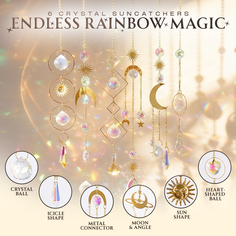 Anomasu® Rainbow Burst Prism Suncatcher