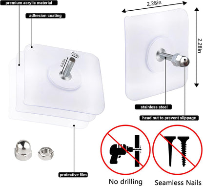✨Anomasu® Self-Adhesive Screw Wall Hooks