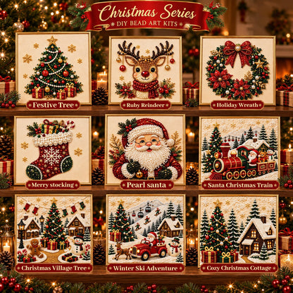 ✨ Anomasu® 3D Christmas Pearl Craft Kit – Relaxing DIY Holiday Art
