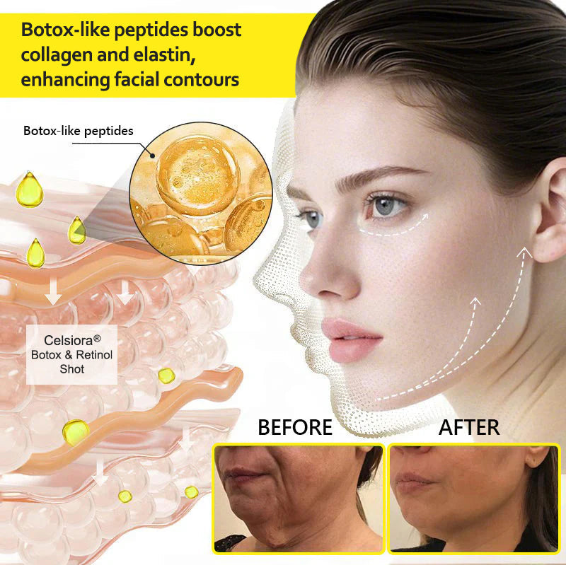 ⭐️Botox & Retinol Shot - Eraser for Deep Wrinkles, Sagging Jowls & Puffy Eyes