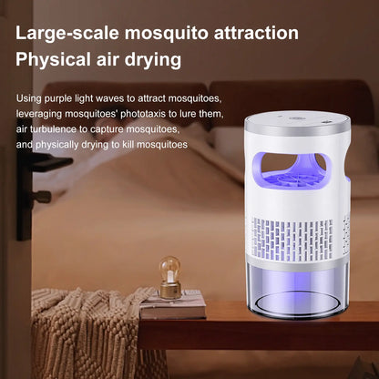 Anomasu® Indoor Insect Trap with Light and Suction Non Zapper Flying Bug Catcher for Home Use