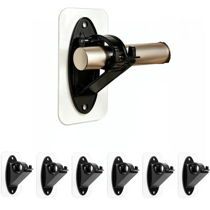 ⭐️Anomasu® New Self Adhesive Rod Brackets, No Drill Needed Curtain Rod Holders