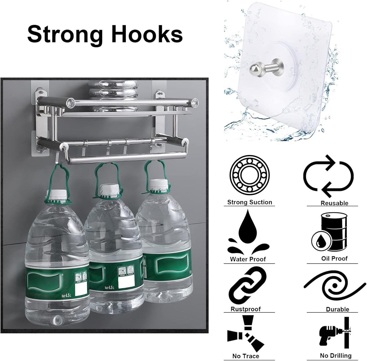 ✨Anomasu® Self-Adhesive Screw Wall Hooks