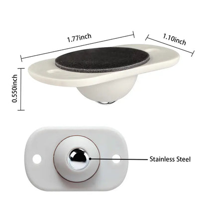 🔄360 Degree Rotation Self Adhesive Mini Caster Wheels