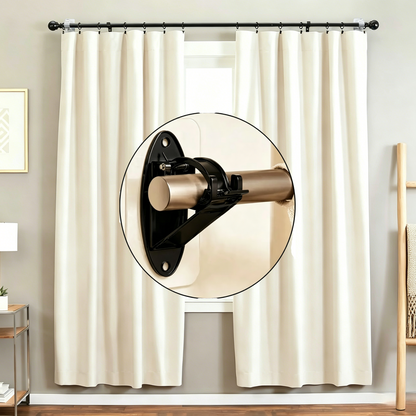 ⭐️Anomasu® New Self Adhesive Rod Brackets, No Drill Needed Curtain Rod Holders