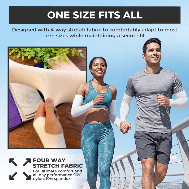 Anomasu® Instant Cooling & UPF 50+ Sun Protection Arm Sleeves – Beat the Heat!