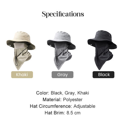 Anomasu® UV Protection Bucket Hat with Face Cover