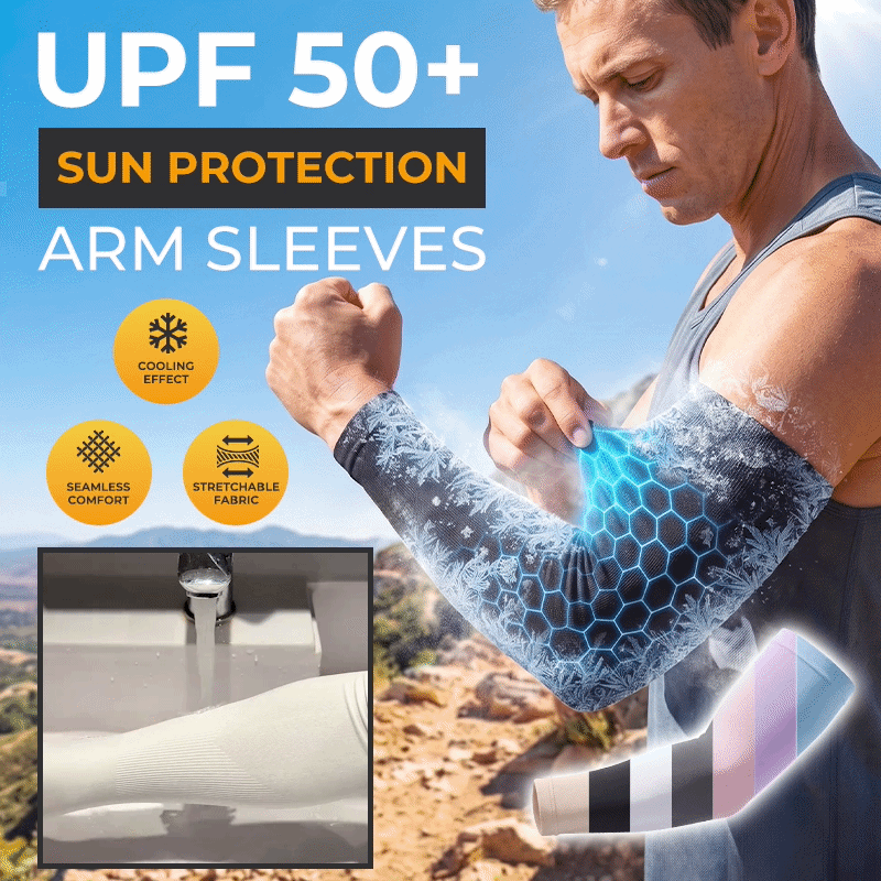 Anomasu® Instant Cooling & UPF 50+ Sun Protection Arm Sleeves – Beat the Heat!