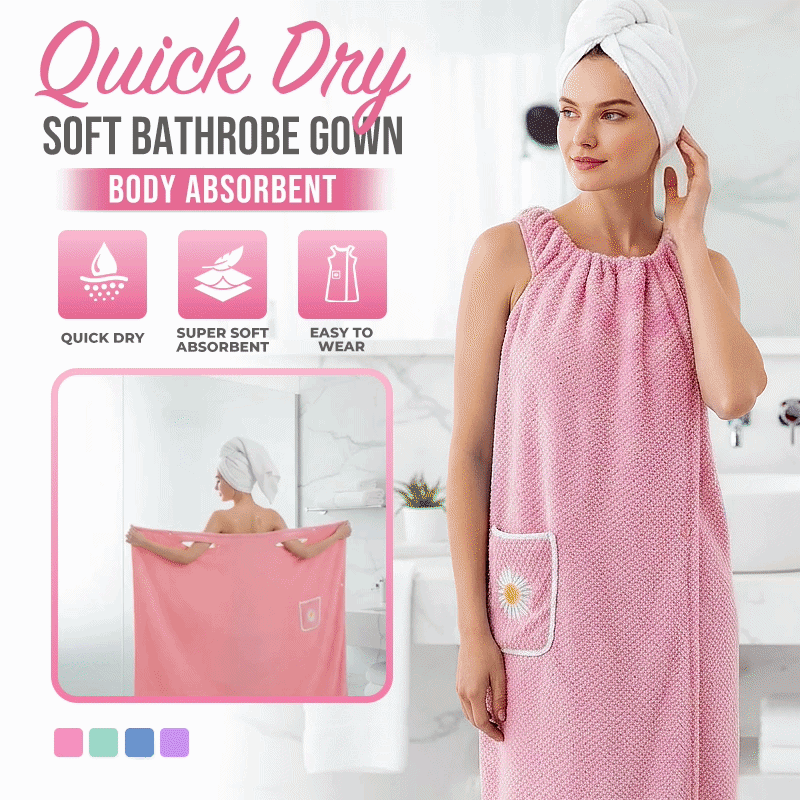 Anomasu® Quick Dry Body Absorbent Soft Bathrobe Gown