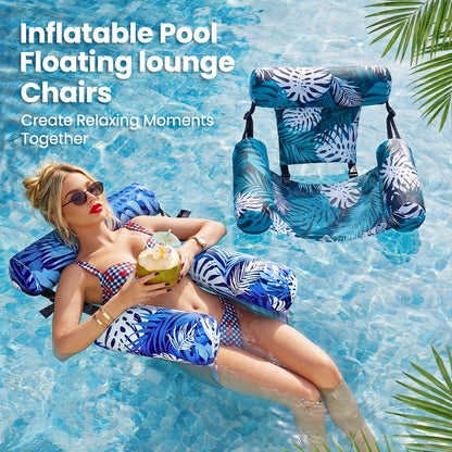 ⭐️Anomasu® Inflatable Pool Floating Lounge Chairs