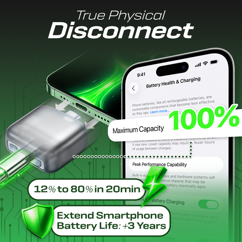🔋Anomasu® ChargeGuard AI Auto Disconnect Charging Adapter 140w