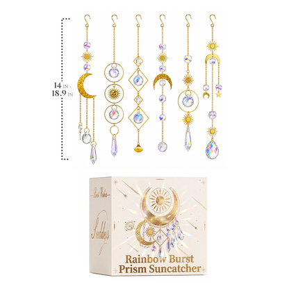 Anomasu® Rainbow Burst Prism Suncatcher
