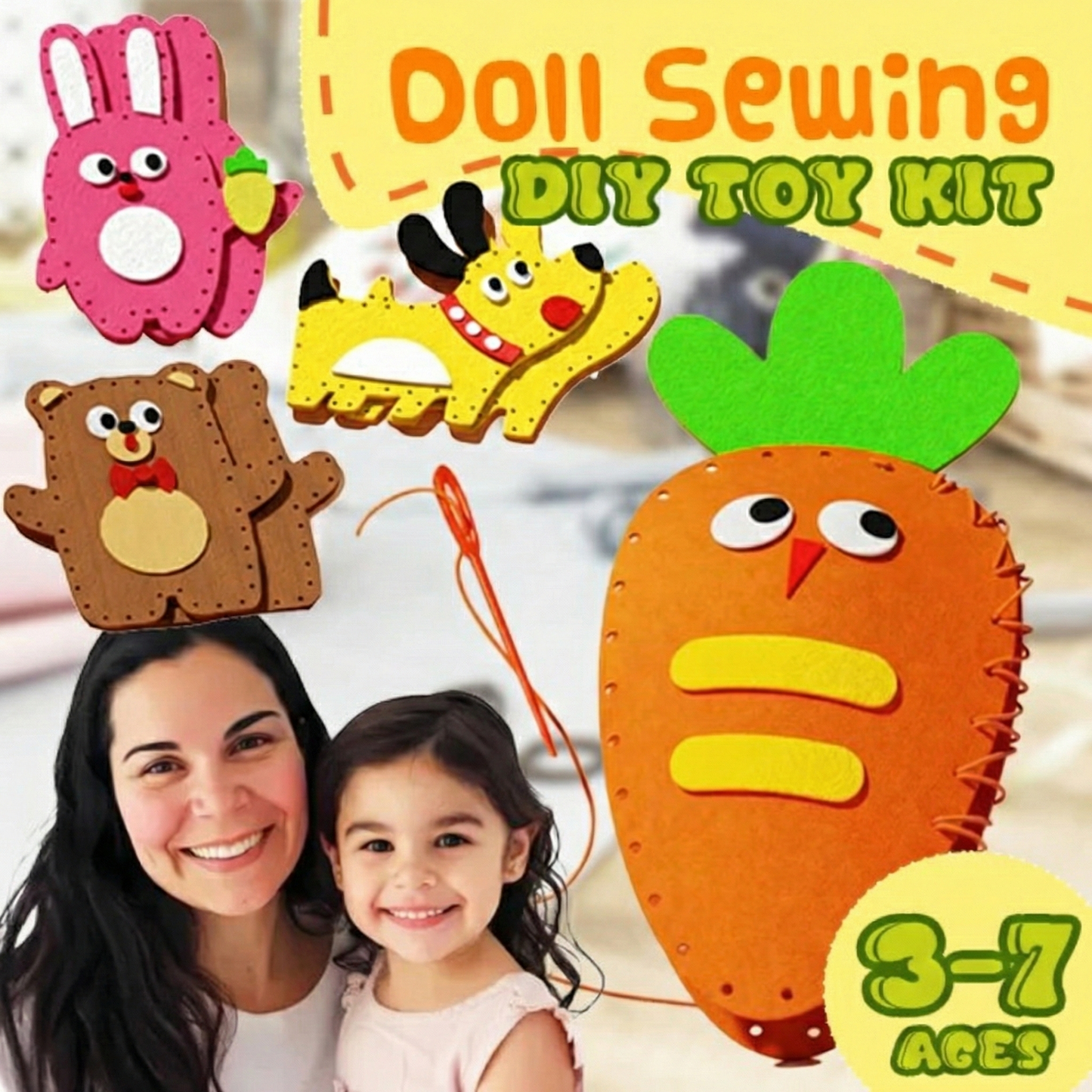Anomasu® Doll Sewing DIY Toy Kit