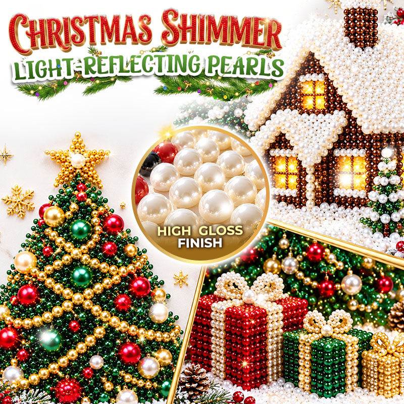 🎅🏻 Anomasu® 3D Christmas Pearl Craft Kit – Relaxing DIY Holiday Art