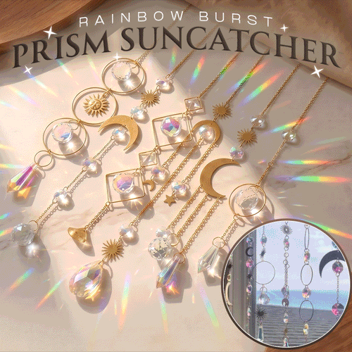 Anomasu® Rainbow Burst Prism Suncatcher