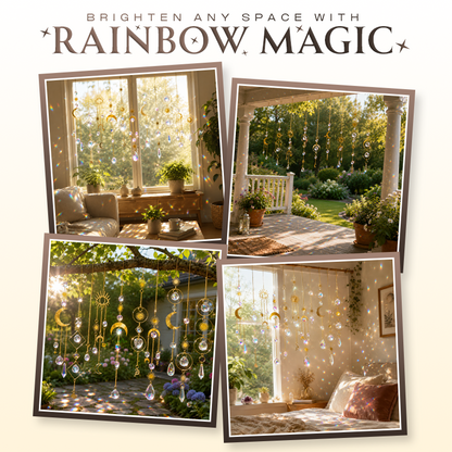 Anomasu® Rainbow Burst Prism Suncatcher
