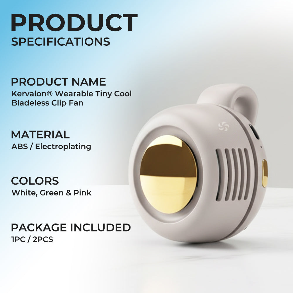 ⭐️Anomasu® Wearable Tiny Cool Bladeless Clip Fan