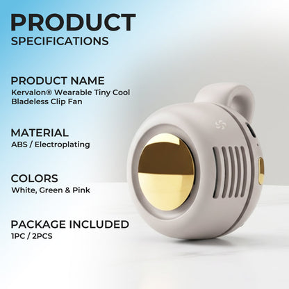 ⭐️Anomasu® Wearable Tiny Cool Bladeless Clip Fan