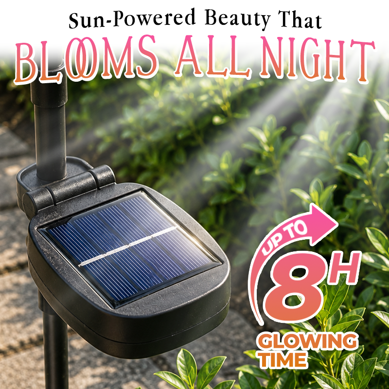 Anomasu® Solar Azalea Flower Lights🌺IP65 Waterproof🪦for Grave Garden Decor Memorial Cemetery Lights