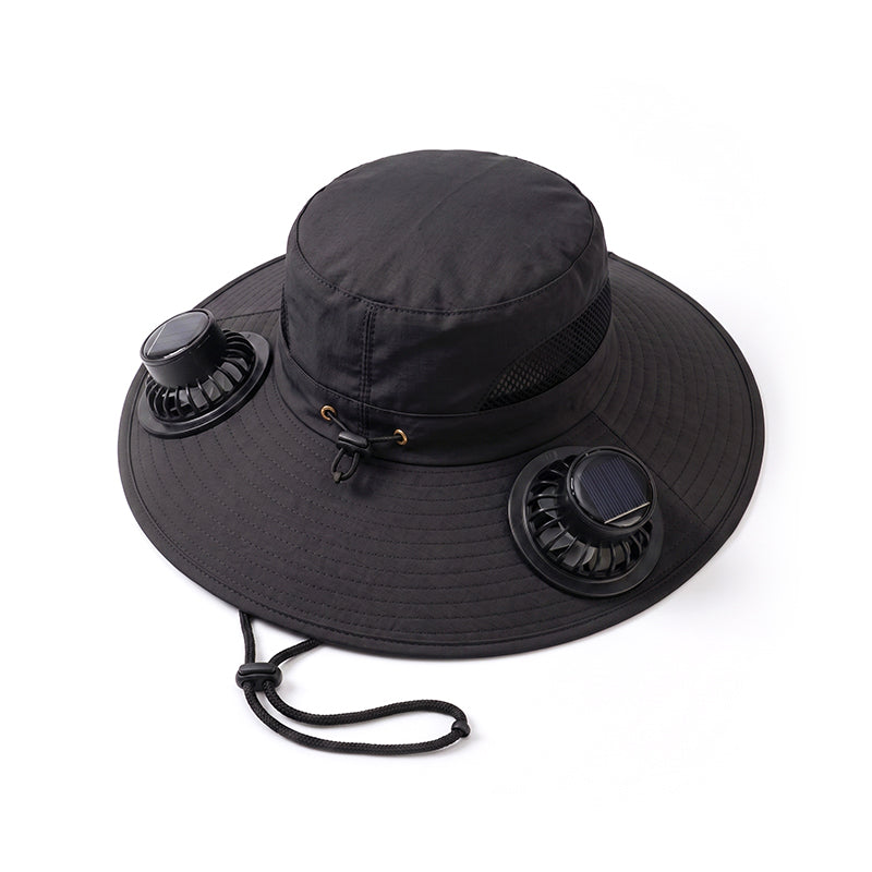 Anomasu® Solar Fan Sun Hat – UPF 50+, Dual Power, Ultralight