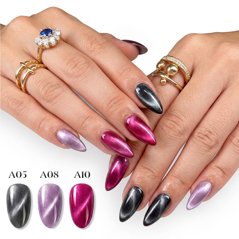 3PCS - Cat Eye Midnight