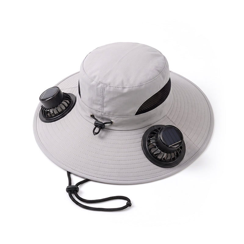 Anomasu® Solar Fan Sun Hat – UPF 50+, Dual Power, Ultralight