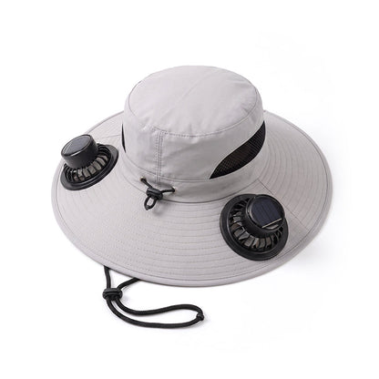 Anomasu® Solar Fan Sun Hat – UPF 50+, Dual Power, Ultralight