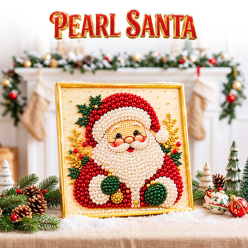 🎅🏻 Anomasu® 3D Christmas Pearl Craft Kit – Relaxing DIY Holiday Art