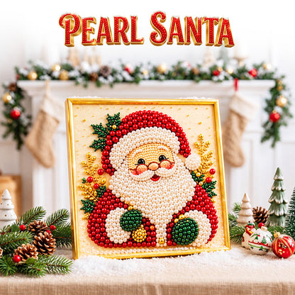 🎅🏻 Anomasu® 3D Christmas Pearl Craft Kit – Relaxing DIY Holiday Art