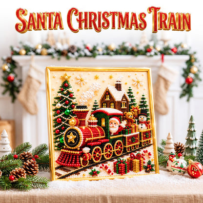 🎅🏻 Anomasu® 3D Christmas Pearl Craft Kit – Relaxing DIY Holiday Art