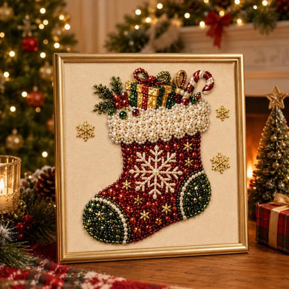✨ Anomasu® 3D Christmas Pearl Craft Kit – Relaxing DIY Holiday Art