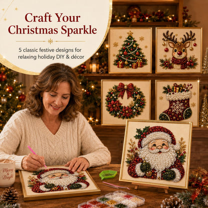 ✨ Anomasu® 3D Christmas Pearl Craft Kit – Relaxing DIY Holiday Art