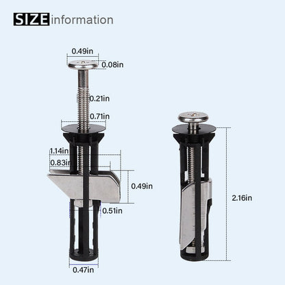 Anomasu® Heavy Duty Toilet Seat Fixing Screws